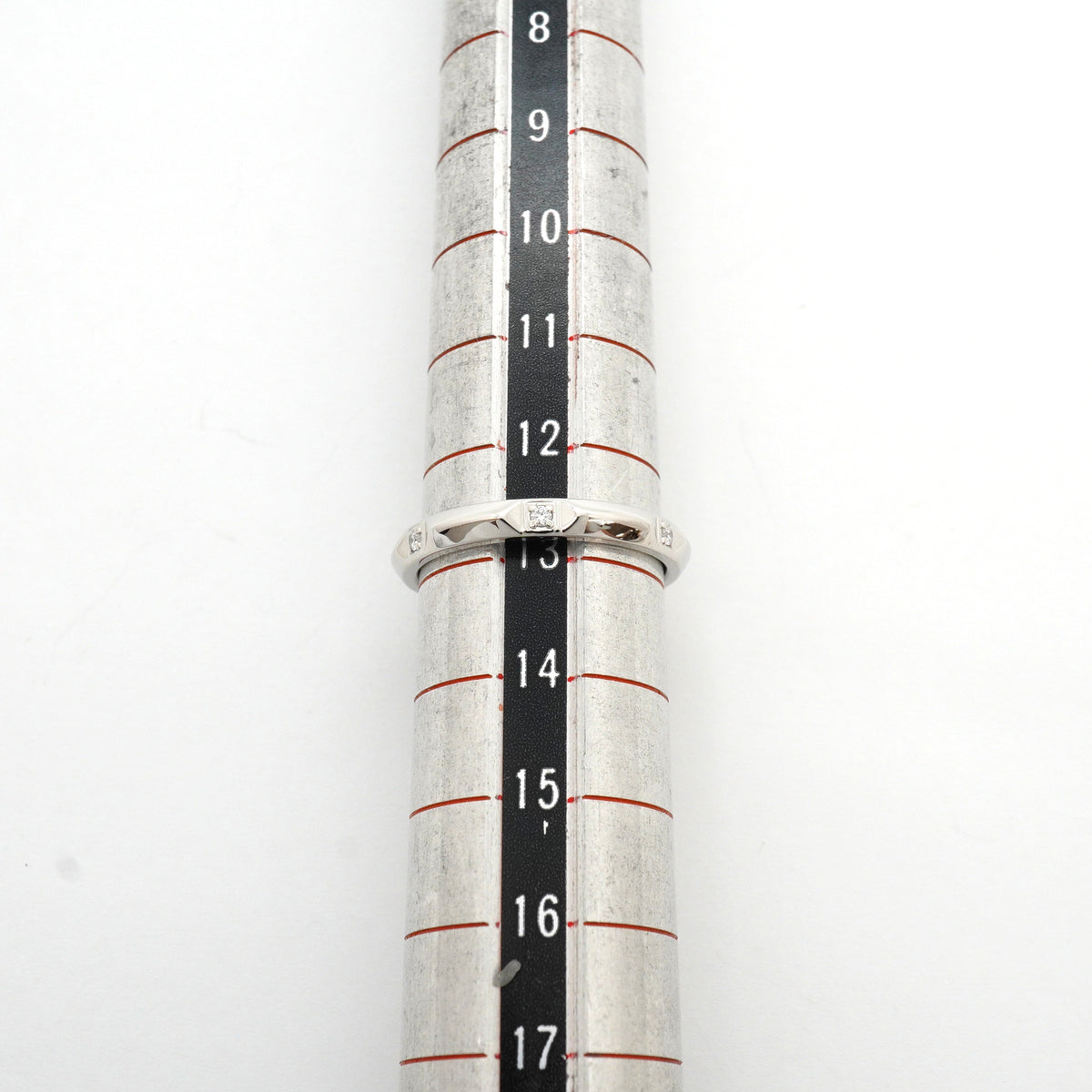 【6jkb0530】ティファニー リング トゥルーバンド 6PD Pt950 プラチナ ダイヤモンド 12.5号【中古】レディース