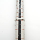【6jkb0530】ティファニー リング トゥルーバンド 6PD Pt950 プラチナ ダイヤモンド 12.5号【中古】レディース