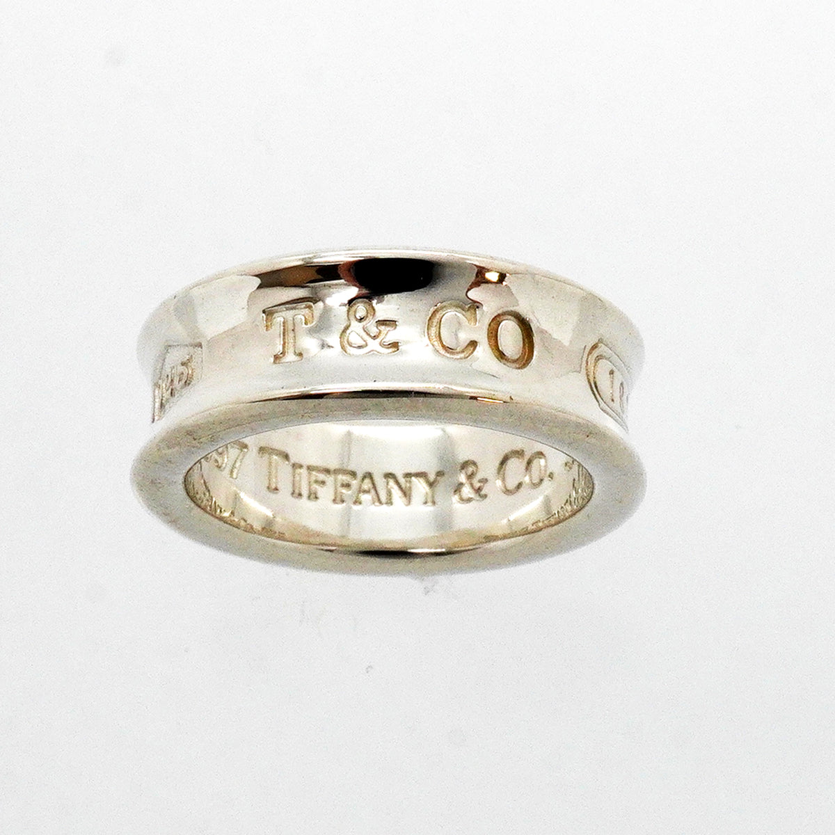 【6jkb0531】ティファニー リング 1837 シルバー925 10号【中古】レディース