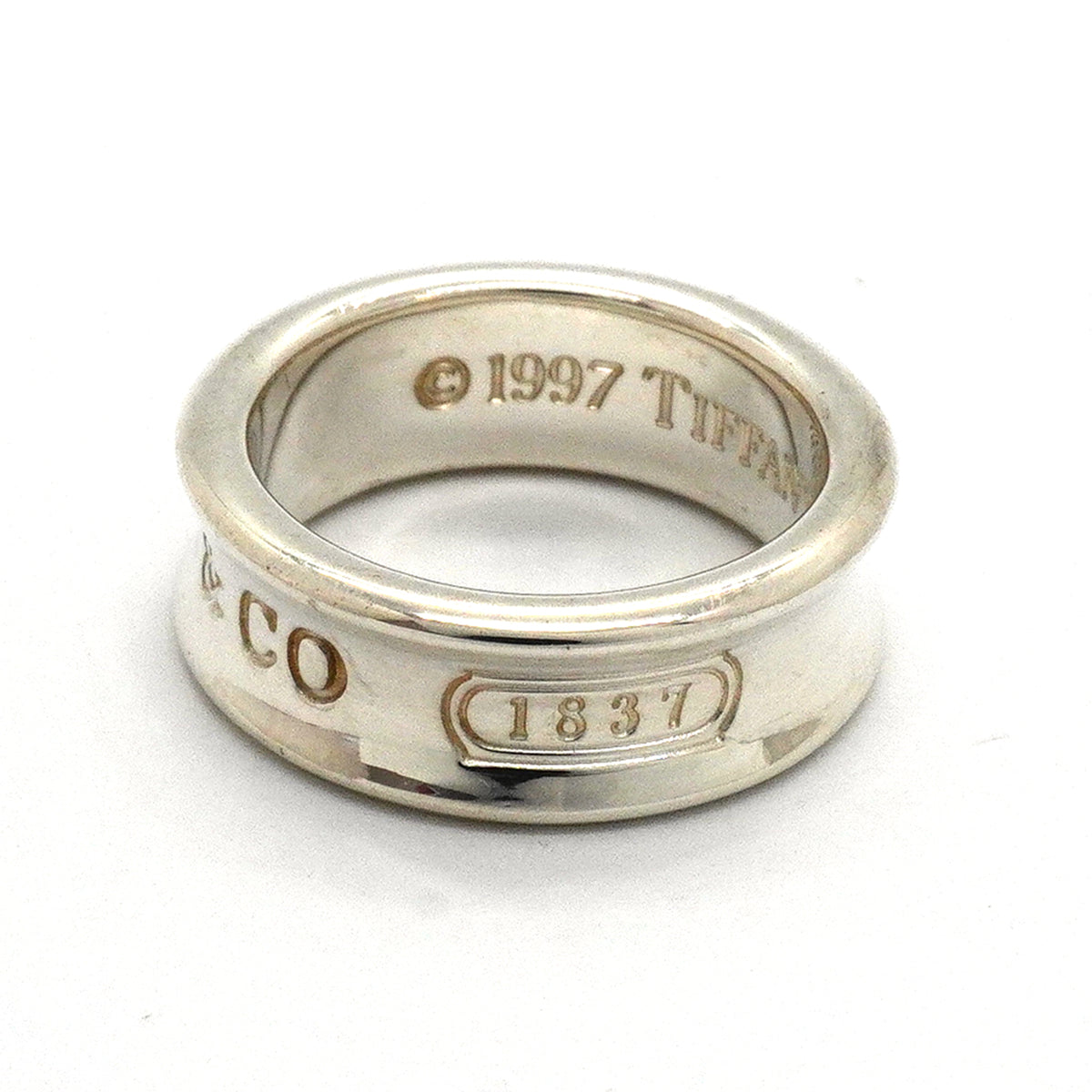 【6jkb0531】ティファニー リング 1837 シルバー925 10号【中古】レディース