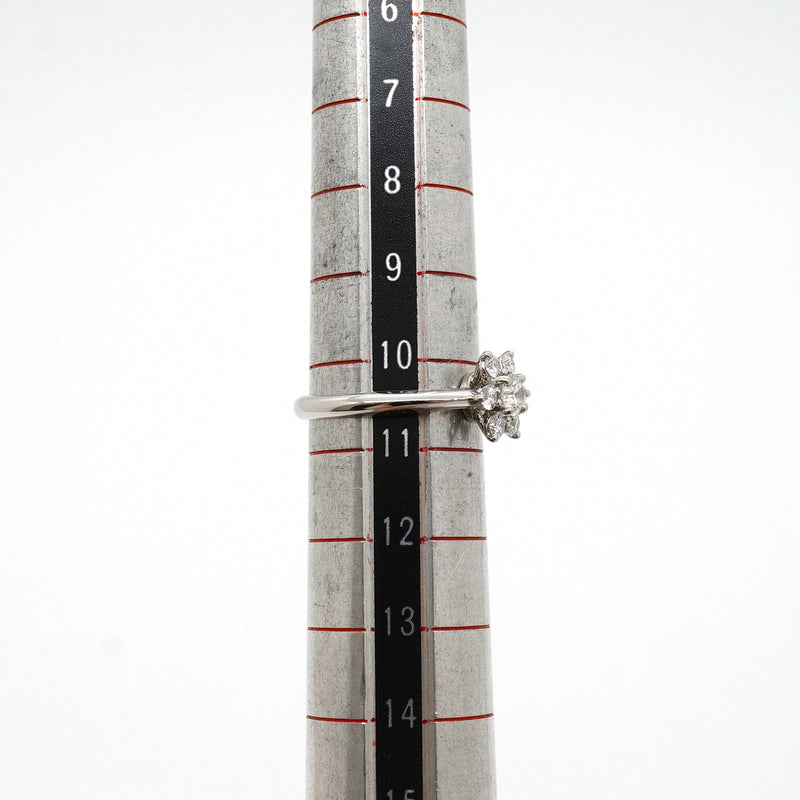 【6jkb0538】ティファニー リング バターカップ フラワーモチーフ Pt950 プラチナ ダイヤモンド 10.5号【中古】レディース
