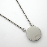 【6jkb0539】エルメス ネックレス ラビリンス 丸型 サークル メタル シルバー【中古】メンズ レディース ユニセックス