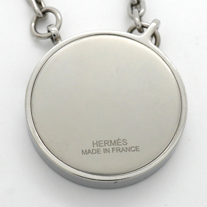 【6jkb0539】エルメス ネックレス ラビリンス 丸型 サークル メタル シルバー【中古】メンズ レディース ユニセックス
