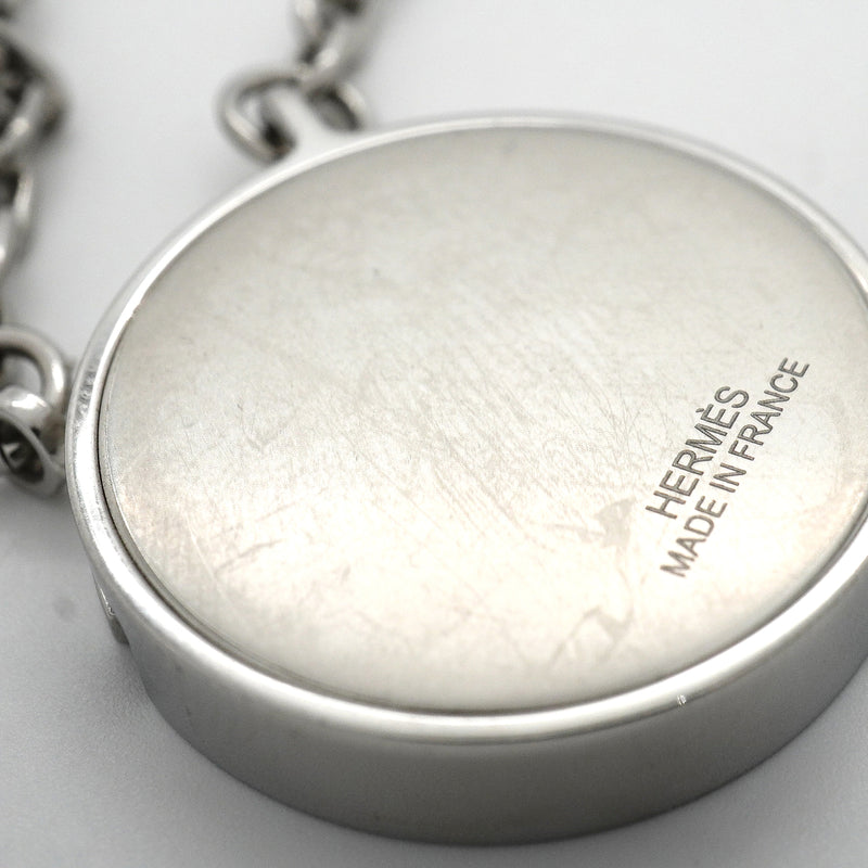 【6jkb0539】エルメス ネックレス ラビリンス 丸型 サークル メタル シルバー【中古】メンズ レディース ユニセックス