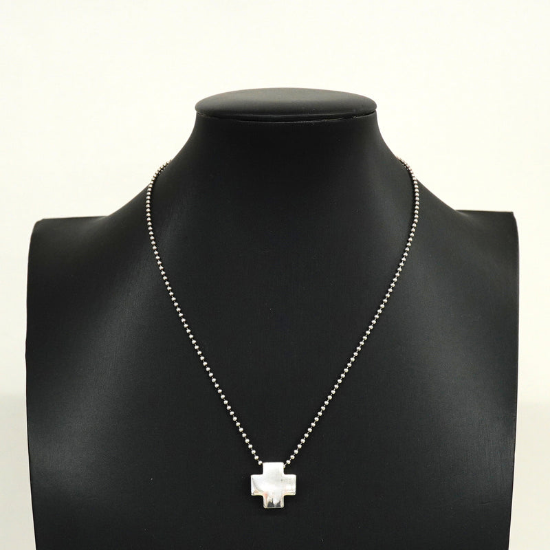 【6jkb0540】ティファニー ネックレス ローマンクロス シルバー925【中古】レディース