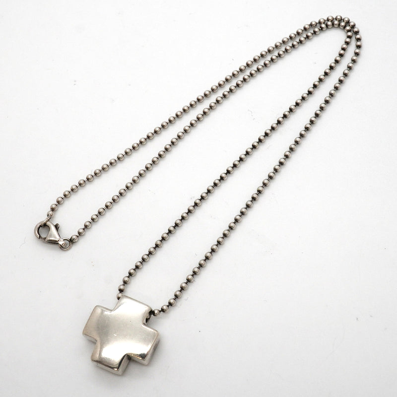 【6jkb0540】ティファニー ネックレス ローマンクロス シルバー925【中古】レディース