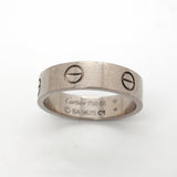 【6jkb0544】カルティエ リング ラブ K18WG ホワイトゴールド ＃65【中古】メンズ