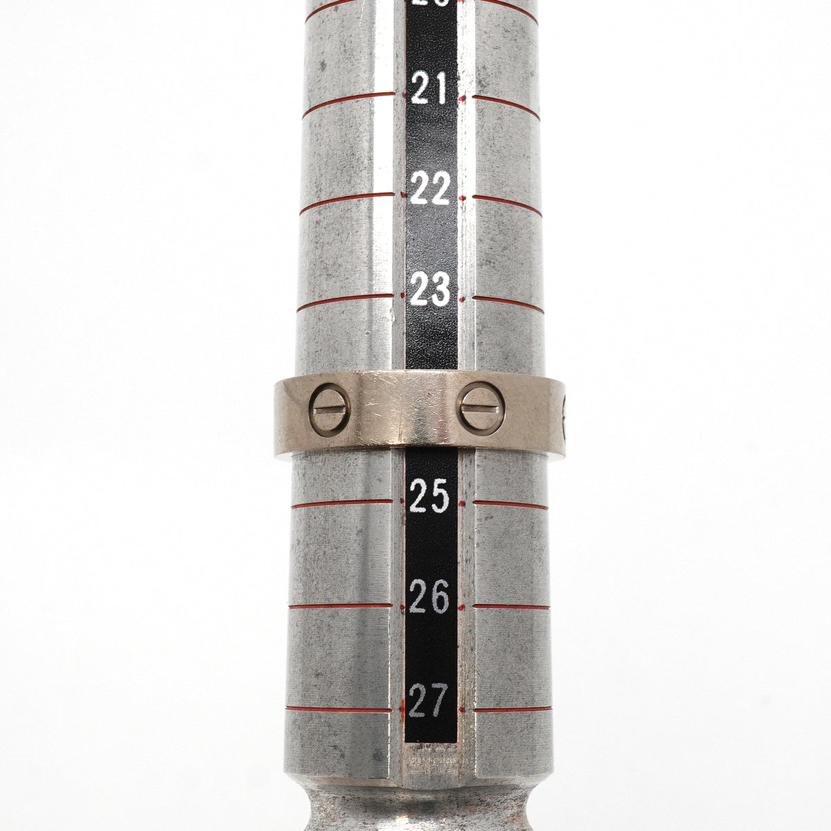 【6jkb0544】カルティエ リング ラブ K18WG ホワイトゴールド ＃65【中古】メンズ