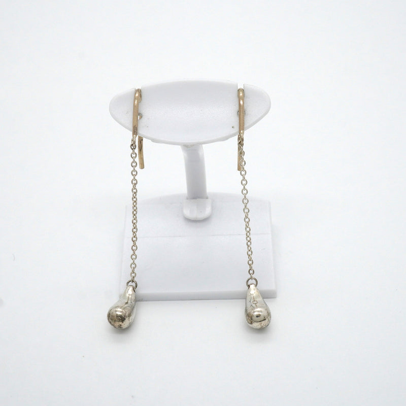 【6jkb0552】ティファニー ピアス ティアドロップ シルバー925【中古】レディース