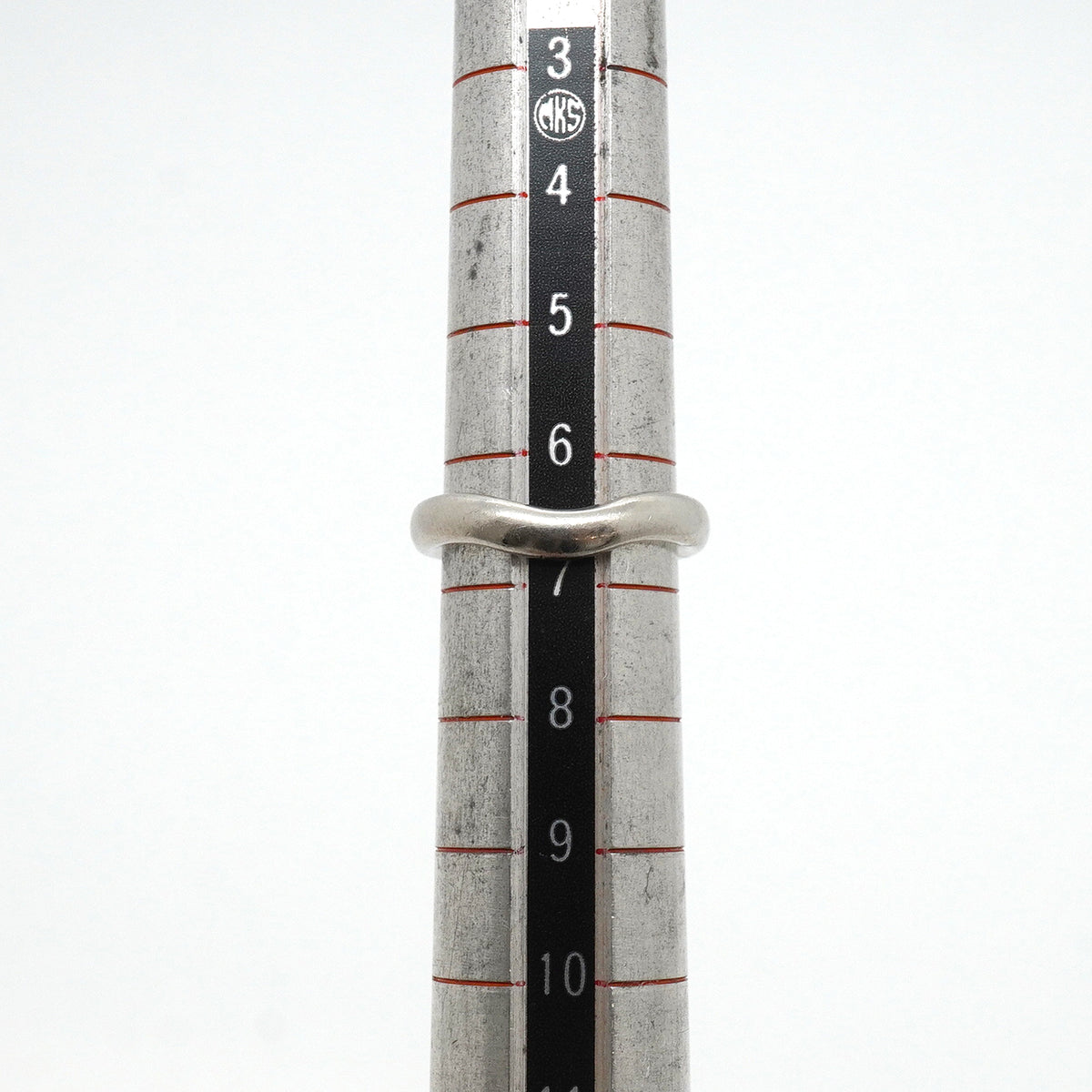 【6jkb0558】ティファニー リング カーブドバンド Pt950 プラチナ 6.5号【中古】レディース