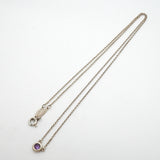 【6jkb0571】ティファニー ネックレス バイザヤード シルバー925 アメジスト パープル【中古】レディース