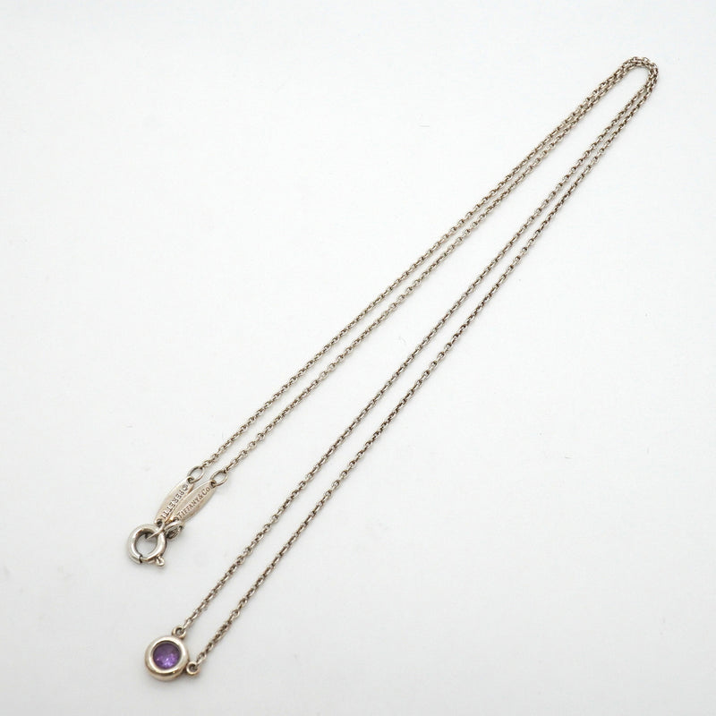 【6jkb0571】ティファニー ネックレス バイザヤード シルバー925 アメジスト パープル【中古】レディース