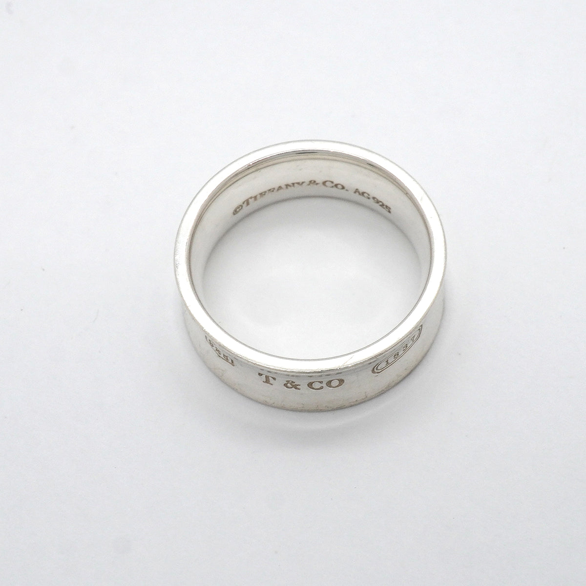 【6jkb0614】ティファニー リング 1837 シルバー925 14号【中古】レディース