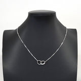 【6jkb0616】カルティエ ネックレス ベビーラブ 丸型 サークル K18WG ホワイトゴールド ダイヤモンド【中古】レディース