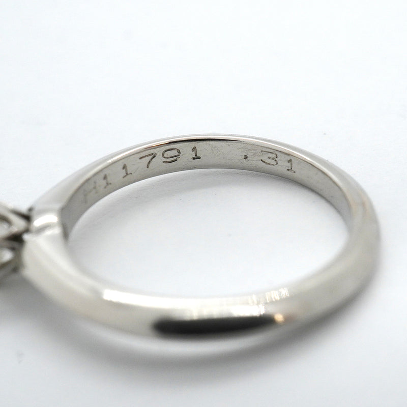 【6jkb0618】ティファニー リング ソリティア 1PD Pt950 プラチナ ダイヤモンド 0.31ct 5.5号【中古】レディース