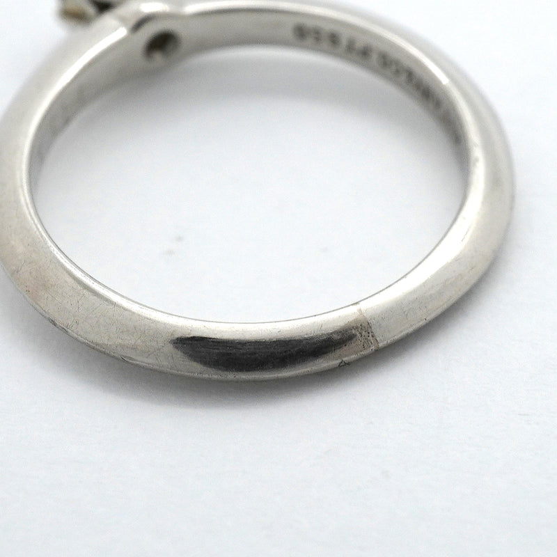 【6jkb0618】ティファニー リング ソリティア 1PD Pt950 プラチナ ダイヤモンド 0.31ct 5.5号【中古】レディース