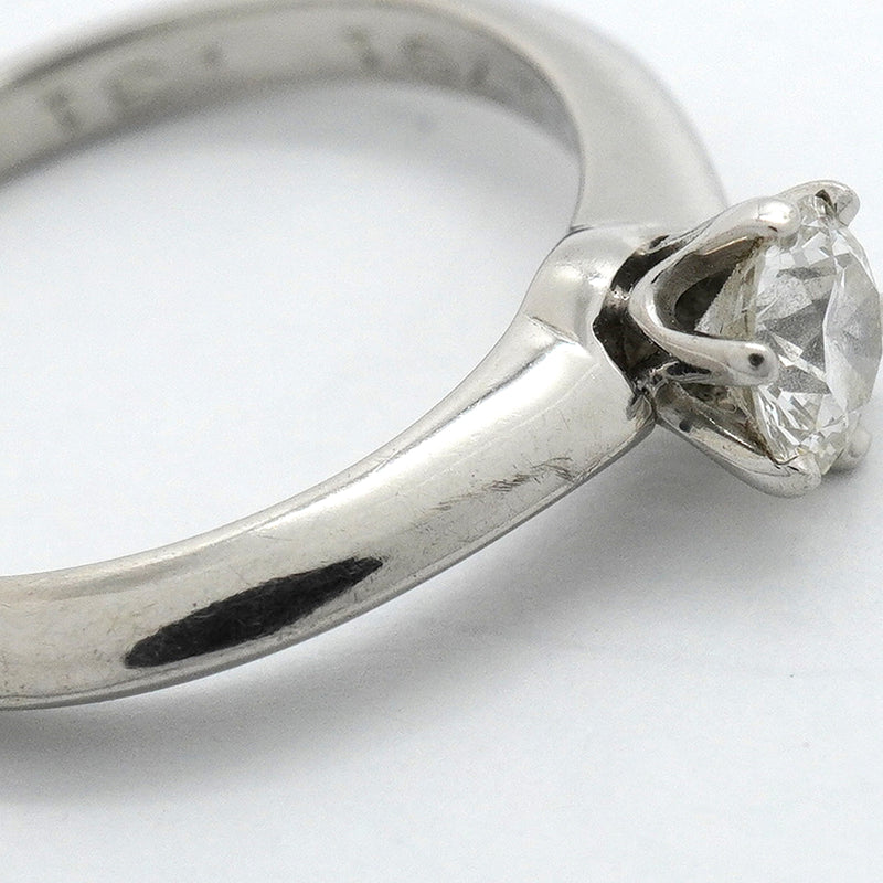 【6jkb0618】ティファニー リング ソリティア 1PD Pt950 プラチナ ダイヤモンド 0.31ct 5.5号【中古】レディース