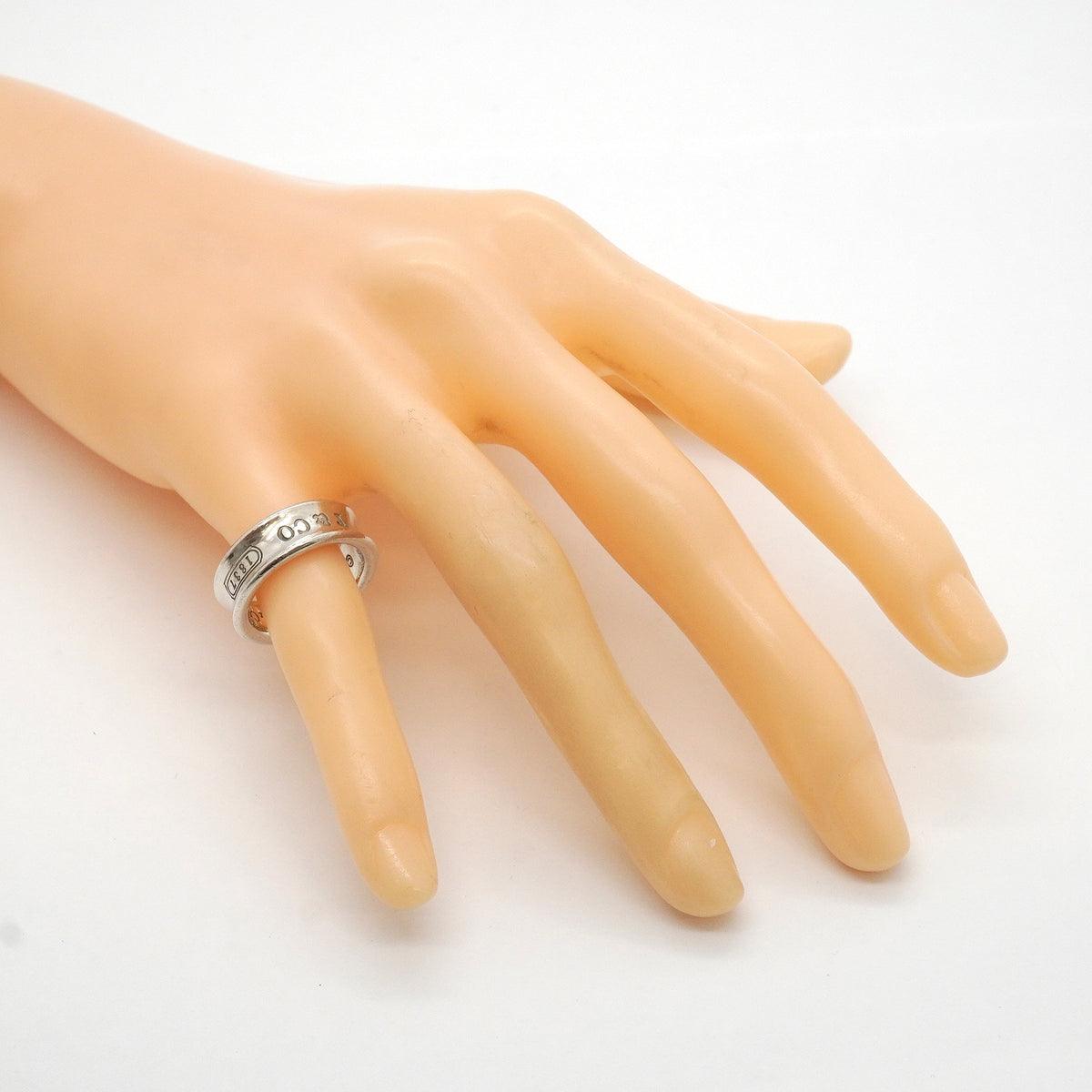 【6jkb0619】ティファニー リング ナロー シルバー925 12号【中古】レディース