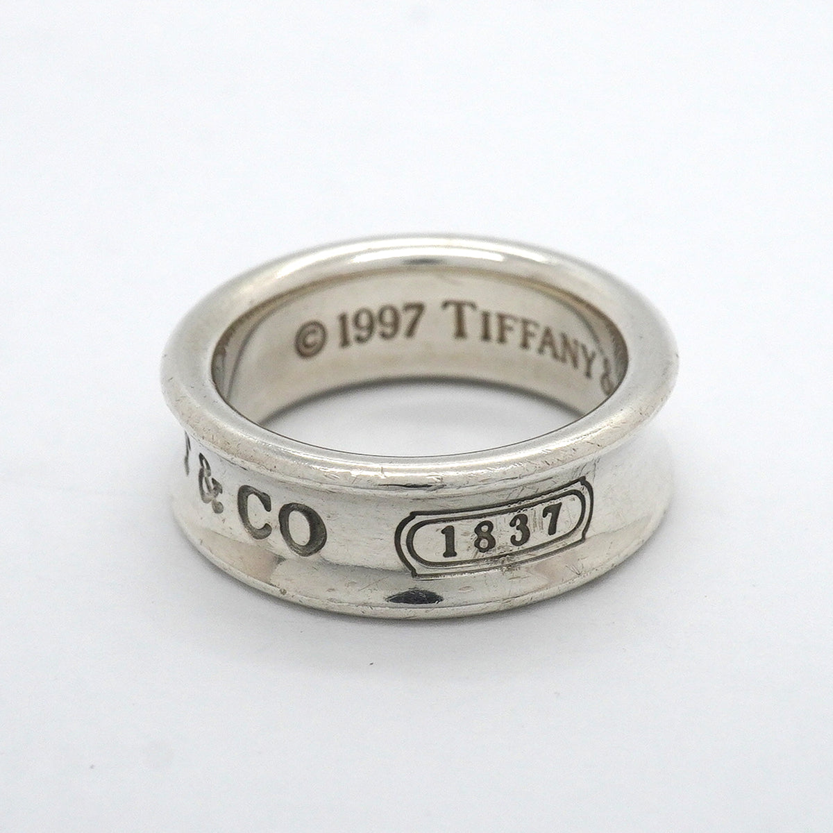 【6jkb0619】ティファニー リング ナロー シルバー925 12号【中古】レディース
