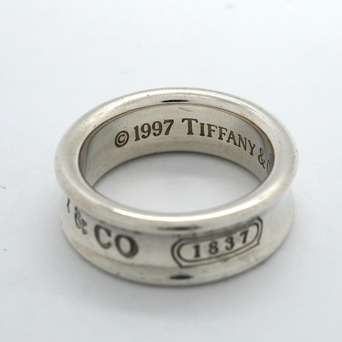 【6jkb0619】ティファニー リング ナロー シルバー925 12号【中古】レディース