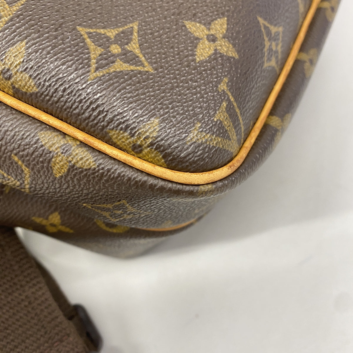 【6ka0011】ルイヴィトン ショルダーバッグ モノグラム リポーターPM M45254 ブラウン【中古】レディース
