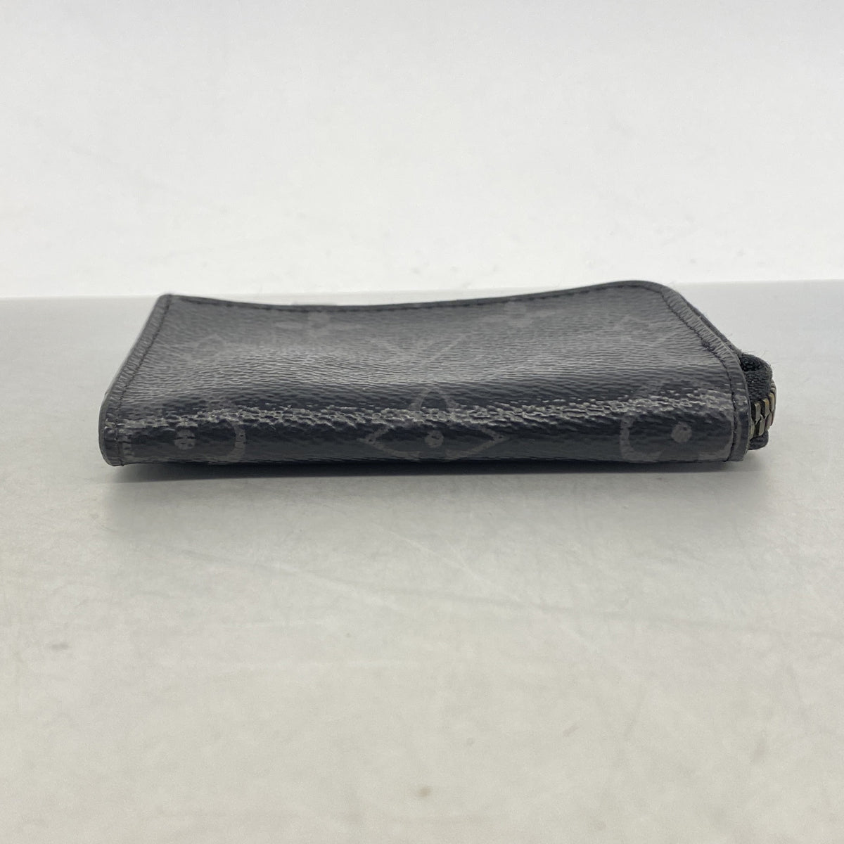 【6ka0015】ルイヴィトン コインケース モノグラム・エクリプス ポルトモネジュール M63536 ブラック【中古】レディース