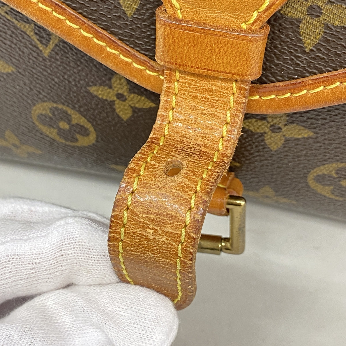 【6ka0031】ルイヴィトン ハンドバッグ モノグラム ベルエア M51122 ブラウン 2wayバッグ【中古】レディース