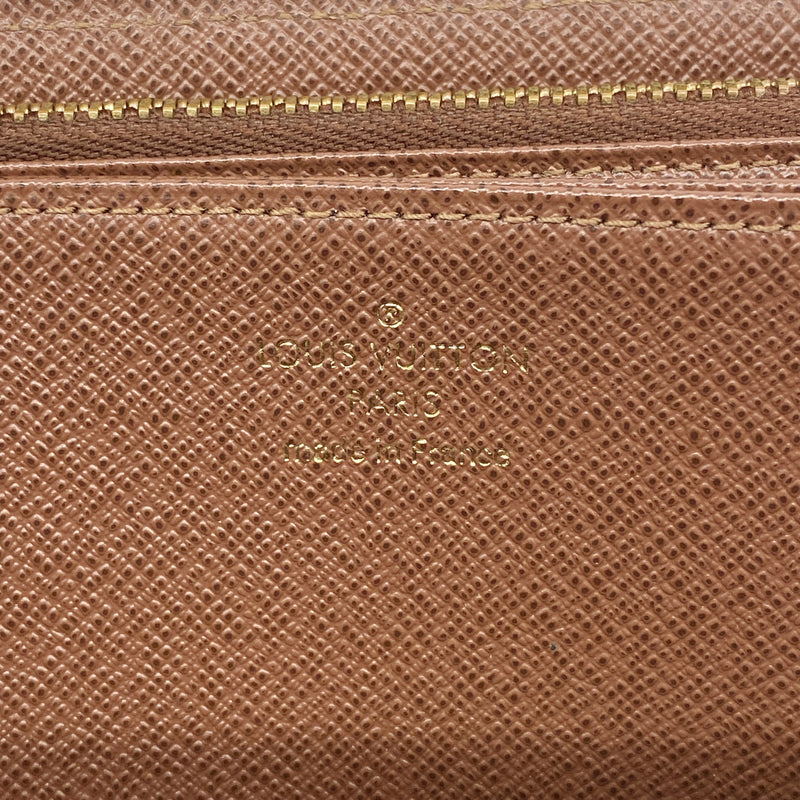 【6ka0033】ルイヴィトン 長財布 モノグラム ジッピーウォレット M42616 ブラウン【中古】メンズ レディース ユニセックス