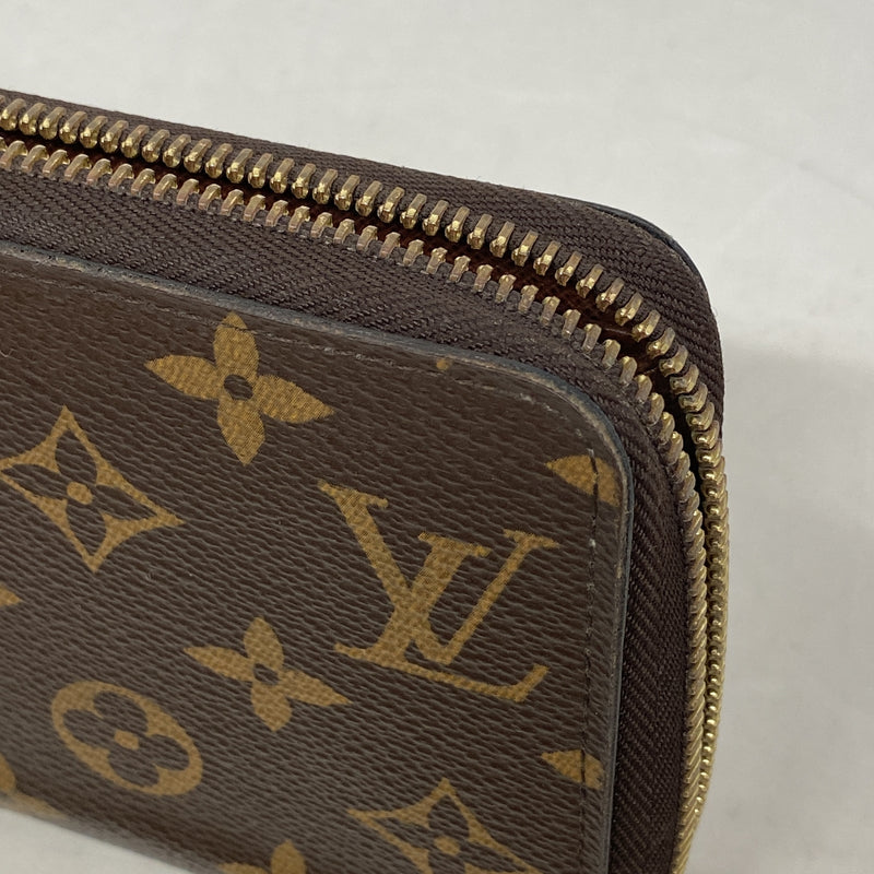 【6ka0033】ルイヴィトン 長財布 モノグラム ジッピーウォレット M42616 ブラウン【中古】メンズ レディース ユニセックス