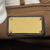 【6ka0042】サルヴァトーレフェラガモ ハンドバッグ ヴァラ ナイロン ブラウン ブラック ゴールド金具【中古】レディース