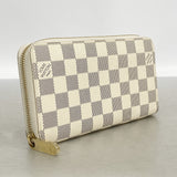 【6ka0066】ルイヴィトン 長財布 ダミエ・アズール ジッピーウォレット N60019 ホワイト【中古】レディース