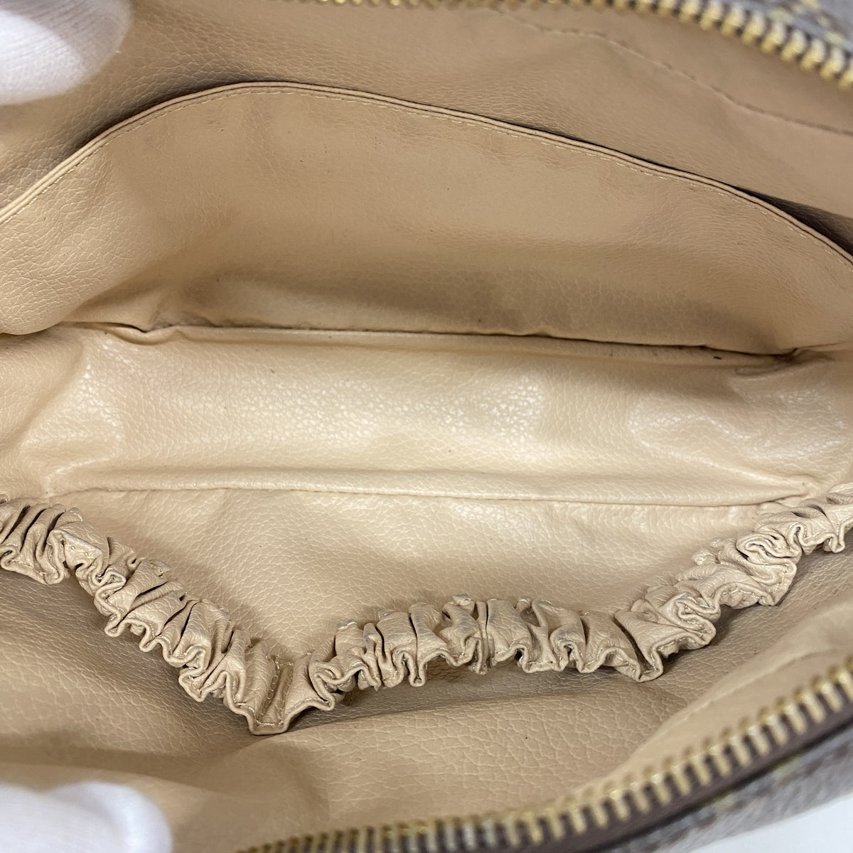 【6ka0094】ルイヴィトン ポーチ モノグラム トゥルーストワレット23 M47524 ブラウン【中古】レディース