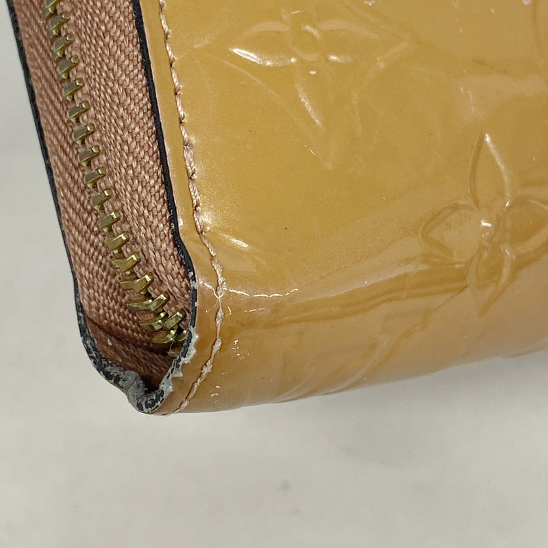 【6ka0095】ルイヴィトン 長財布 ヴェルニ ジッピーウォレット M91599 ローズヴェルール【中古】レディース