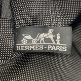 【6ka0097】エルメス トートバッグ エールラインMM ナイロン グレー シルバー金具【中古】メンズ レディース ユニセックス