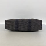 【6ka0097】エルメス トートバッグ エールラインMM ナイロン グレー シルバー金具【中古】メンズ レディース ユニセックス