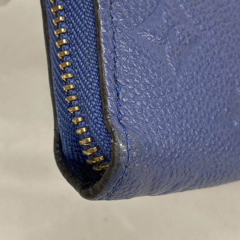 【6ka0105】ルイヴィトン 長財布 モノグラム・アンプラント ジッピーウォレット M41857 デニムアンクル【中古】メンズ レディース ユニセックス