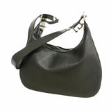 【6ka0117】グッチ ショルダーバッグ 001 3315 レザー ブラック シルバー金具【中古】レディース