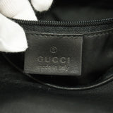 【6ka0117】グッチ ショルダーバッグ 001 3315 レザー ブラック シルバー金具【中古】レディース