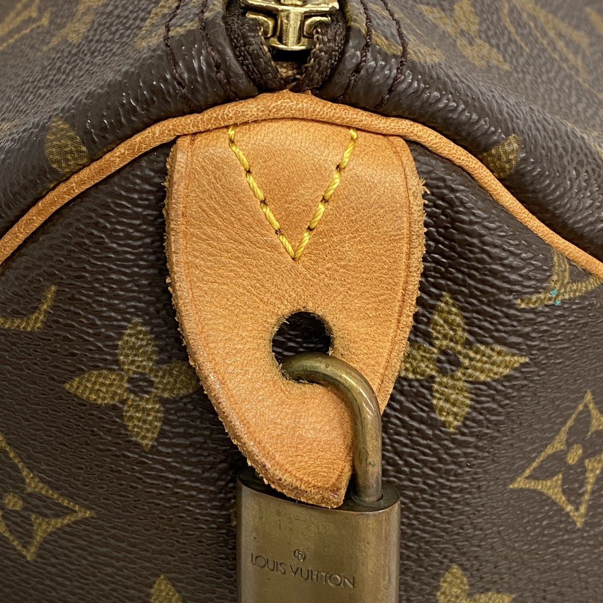 【6ka0133】ルイヴィトン ハンドバッグ モノグラム スピーディ35 M41107 ブラウン【中古】レディース