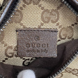 【6ka0147】グッチ ウエストバッグ GGキャンバス 28566 キャンバス ベージュ シルバー金具【中古】レディース