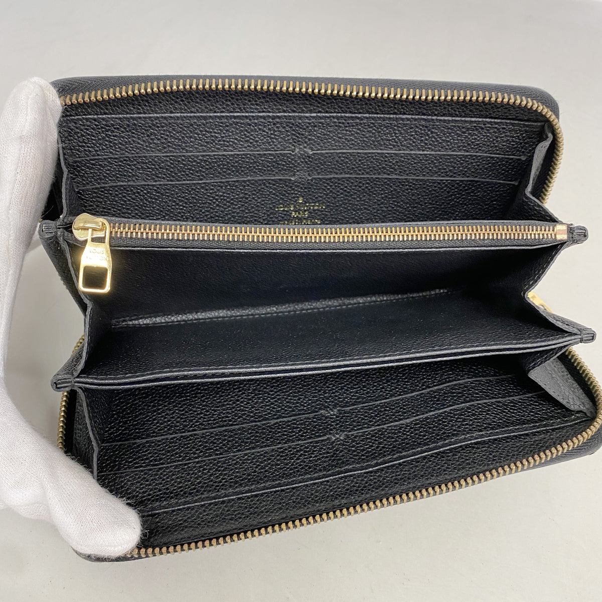 【6ka0155】ルイヴィトン 長財布 モノグラム・アンプラント ジッピーウォレット M60571 ノワール【中古】メンズ レディース ユニセックス