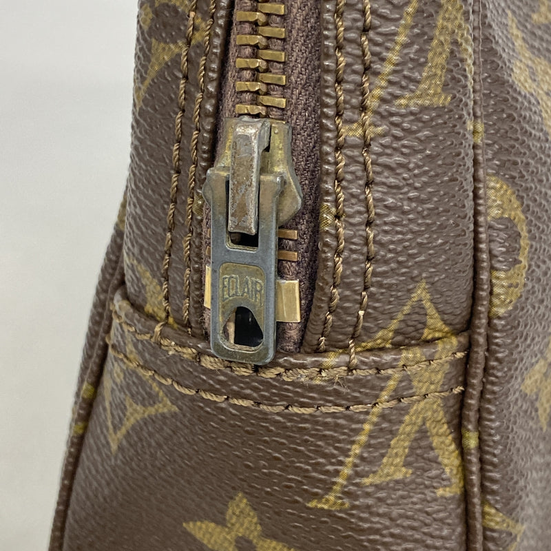 【6ka0162】ルイヴィトン ポーチ モノグラム トゥルーストワレット23 M47524 ブラウン【中古】レディース