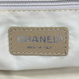 【6ka0166】シャネル ハンドバッグ ニュートラベル ナイロン ベージュ シルバー金具【中古】レディース