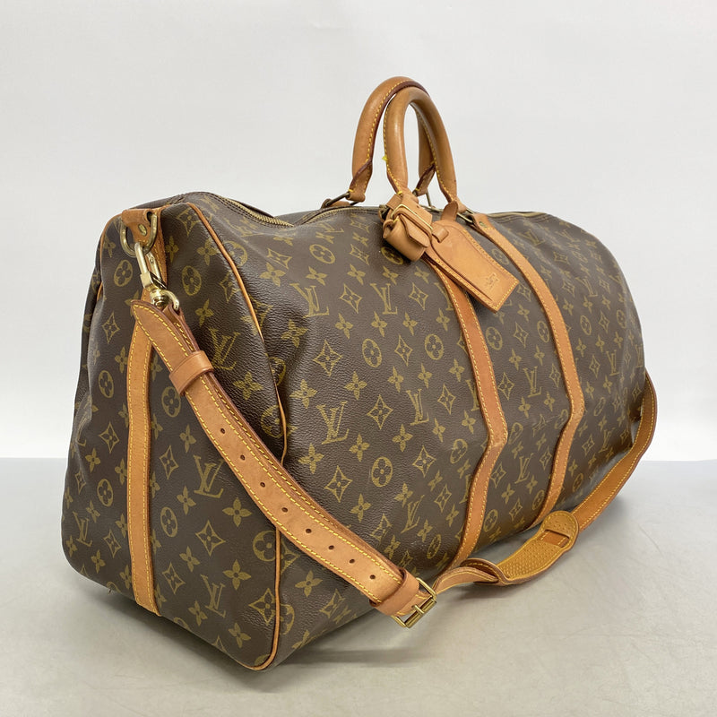 【6ka0167】ルイヴィトン ボストンバッグ モノグラム キーポルバンドリエール55 M41414 ブラウン【中古】メンズ レディース ユニセックス