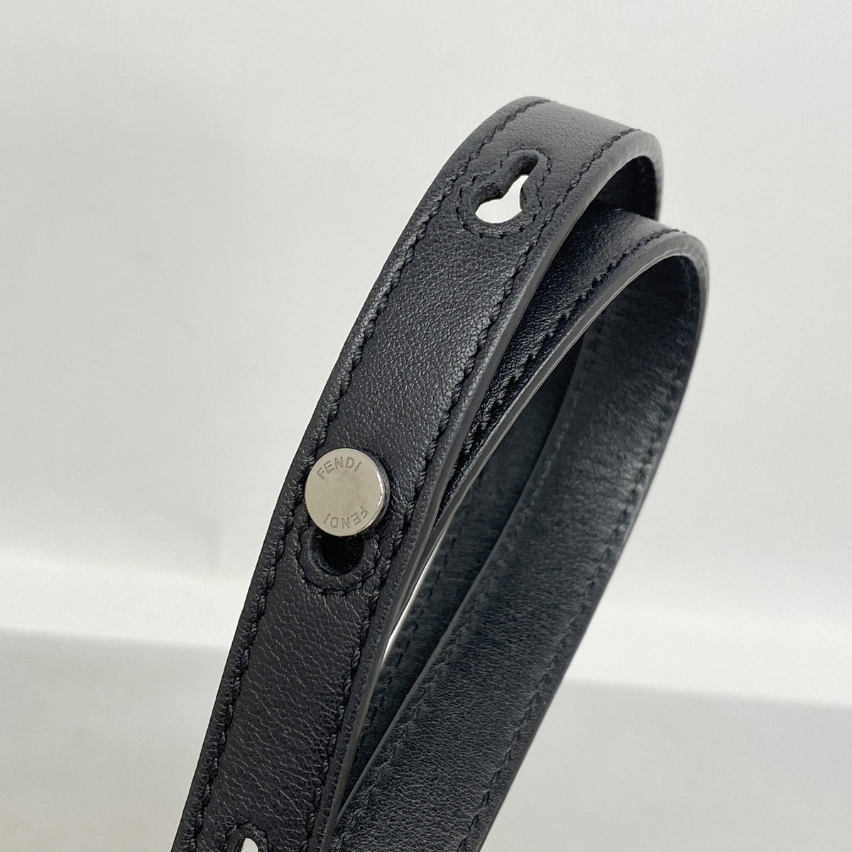 【6ka0174】フェンディ ハンドバッグ バイザウェイ レザー ブラック シルバー金具 2wayバッグ【中古】レディース