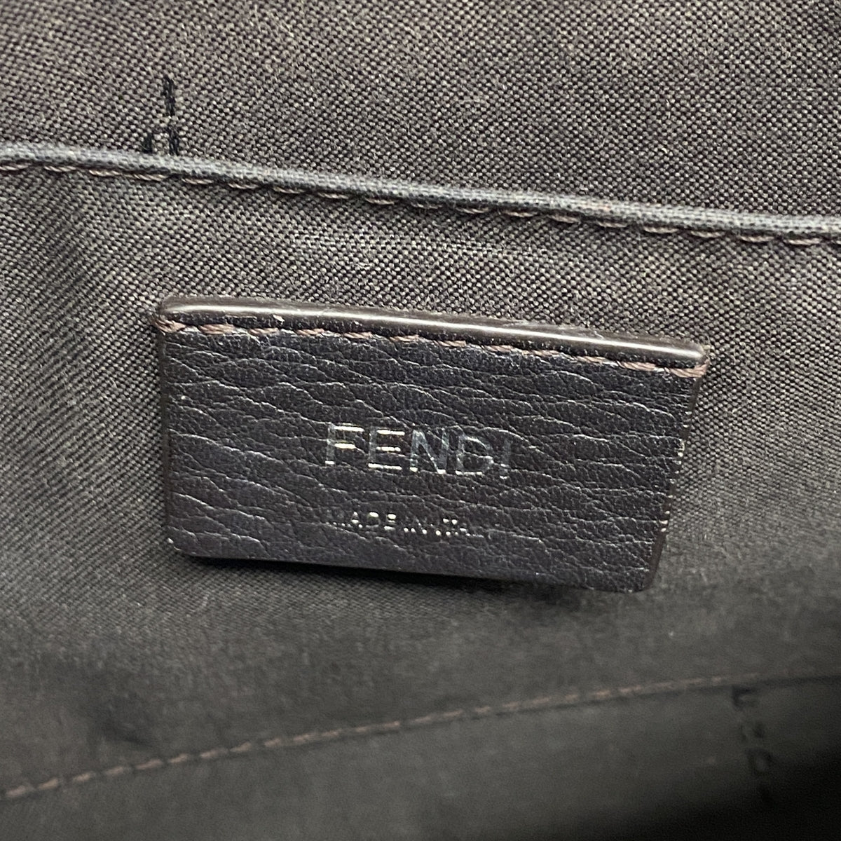 【6ka0174】フェンディ ハンドバッグ バイザウェイ レザー ブラック シルバー金具 2wayバッグ【中古】レディース
