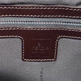 【6ka0176】フェンディ ショルダーバッグ ズッカ ナイロンキャンバス ブラウン シルバー金具【中古】レディース