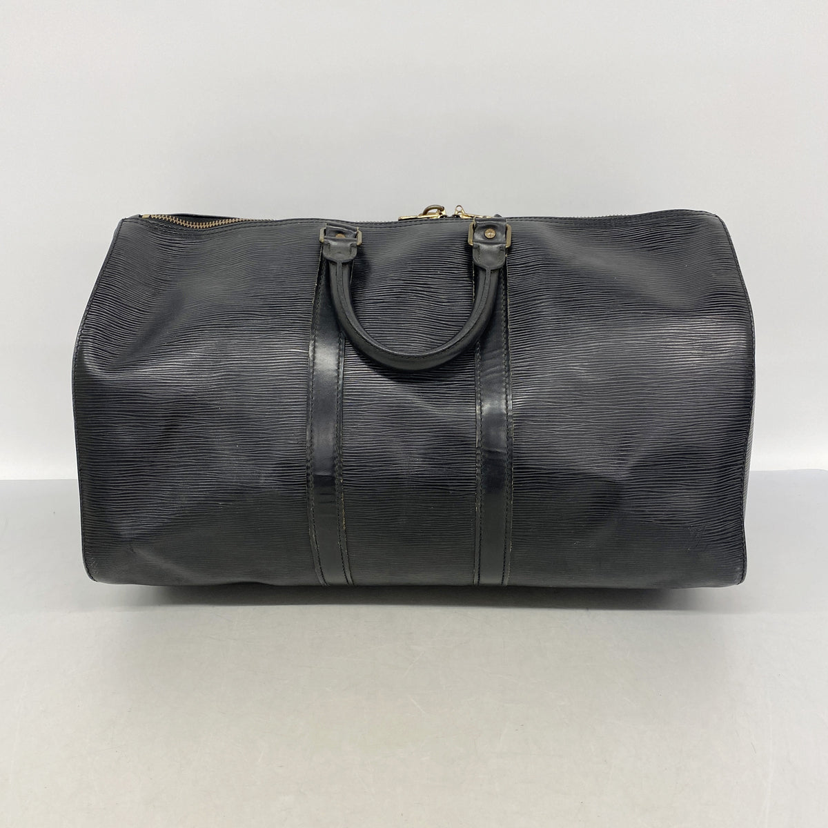 【6ka0188】ルイヴィトン ボストンバッグ エピ キーポル45 M42972 ノワール【中古】メンズ レディース ユニセックス