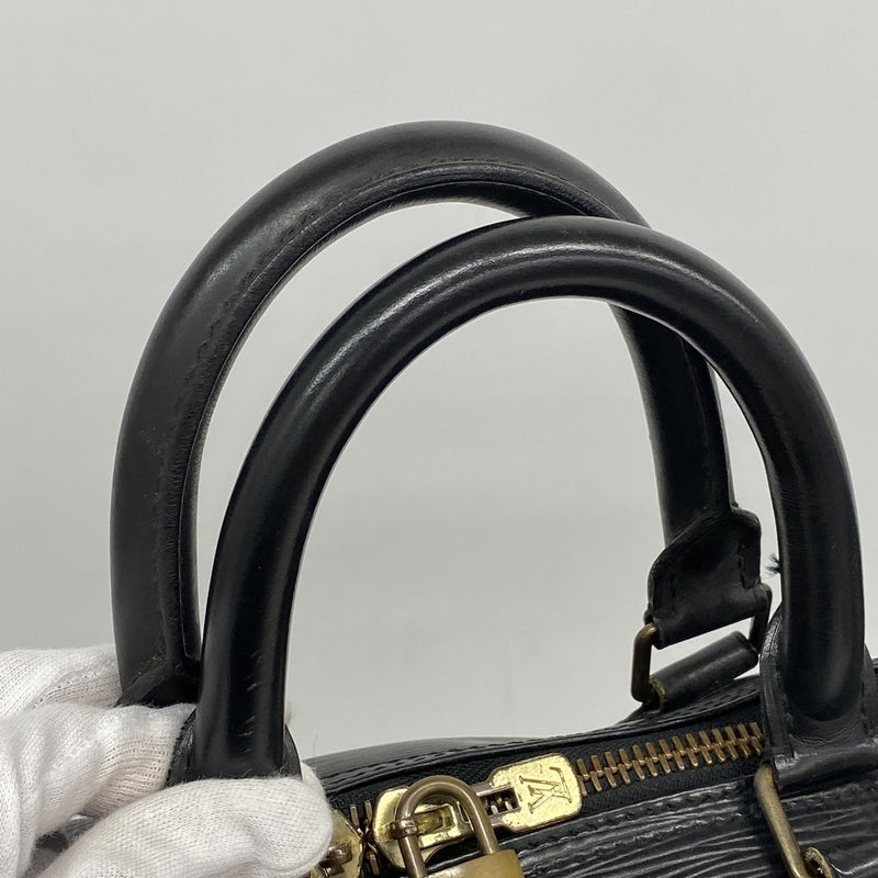 【6ka0188】ルイヴィトン ボストンバッグ エピ キーポル45 M42972 ノワール【中古】メンズ レディース ユニセックス