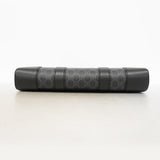 【6ka0207】グッチ ビジネスバッグ GGスプリーム 474135 PVC ブラック グレー シルバー金具 2wayバッグ【中古】メンズ